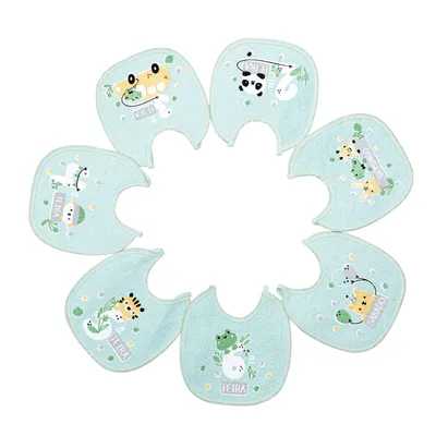 Kit Babador Papi Semaninha Impermeável Estampado - 7 Peças Kit Babador Papi Semaninha Impermeável Estampado - 7 Peças