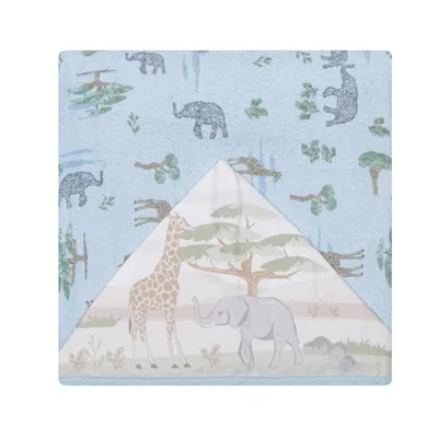 Toalha Com Capuz Felpuda Com Forro Estampa Safari