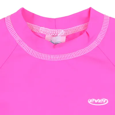 Camiseta Manga Longa Infantil Everly Praia Neon UV 50+ Camiseta Manga Longa Infantil Everly Praia Neon UV 50+