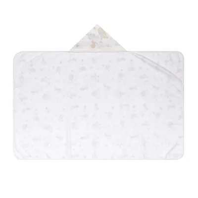 Toalha Com Capuz Papi Felpuda Com Forro Estampa Sereia