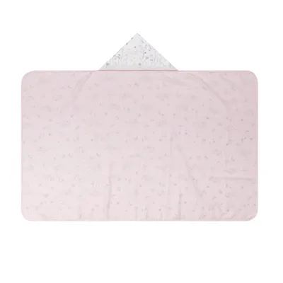 Toalha Com Capuz Papi Felpuda Estampa Flores