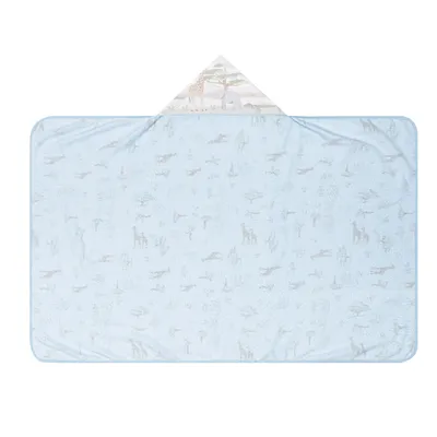 Toalha Com Capuz Papi Felpuda Estampa Safari