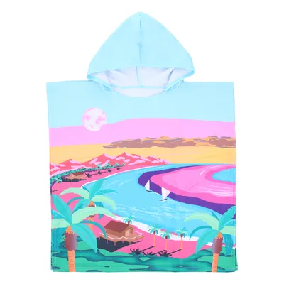 Toalha Poncho Infantil Everly Estampa Paisagem Toalha Poncho Infantil Everly Estampa Paisagem
