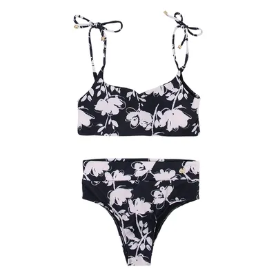 Biquíni Juvenil Everly Estampa Flores Dupla Face Bojo UV 50+ Biquíni Juvenil Everly Estampa Flores Dupla Face Bojo UV 50+