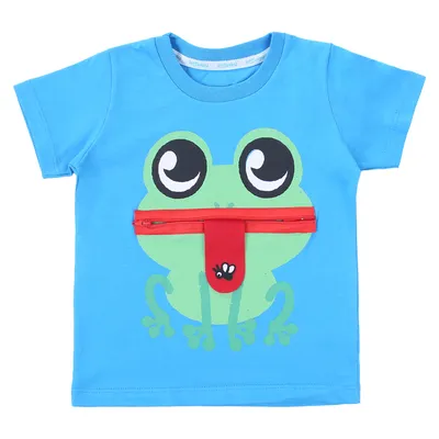 Camiseta Infantil Kookabu Meia Malha Estampa Sapinho Camiseta Infantil Kookabu Meia Malha Estampa Sapinho