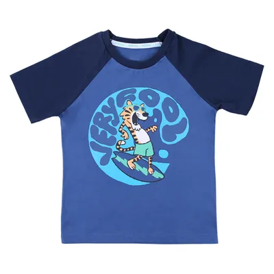 Camiseta Infantil Kookabu Em Meia Malha Estampa Tigre Surf Camiseta Infantil Kookabu Em Meia Malha Estampa Tigre Surf
