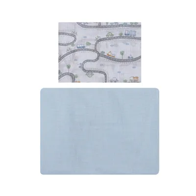 Jogo Lençol Berço Americano Papi Estampa Carros - 2 Peças Jogo Lençol Berço Americano Papi Estampa Carros - 2 Peças