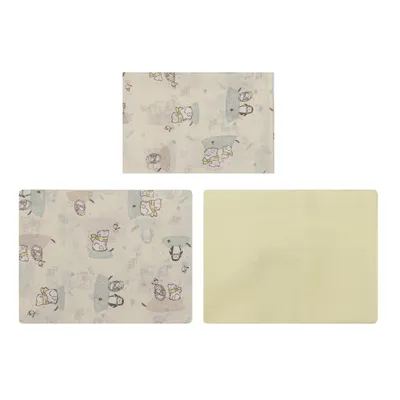 Jogo Lençol Berço Americano Papi Estampa Urso - 3 Peças Jogo Lençol Berço Americano Papi Estampa Urso - 3 Peças