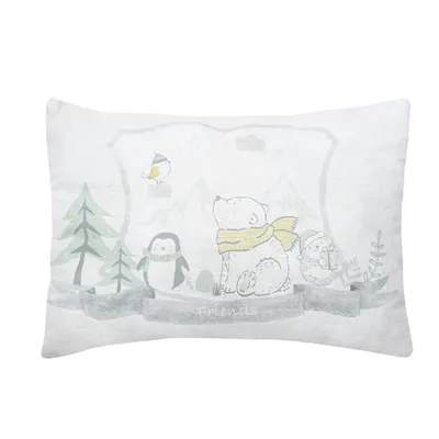 Travesseiro Bebê Papi Espuma Estampa Urso Polar Travesseiro Bebê Papi Espuma Estampa Urso Polar