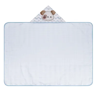 Toalha Com Capuz Papi Felpuda Forrada Estampa Cachorro