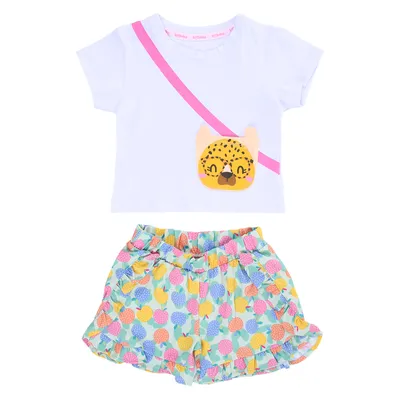 Conjunto Infantil Kookabu Estampa Bolsa Oncinha