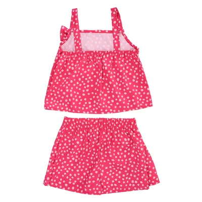 Conjunto Infantil Kookabu Twill Bliss Estampado Com Laço Conjunto Infantil Kookabu Twill Bliss Estampado Com Laço
