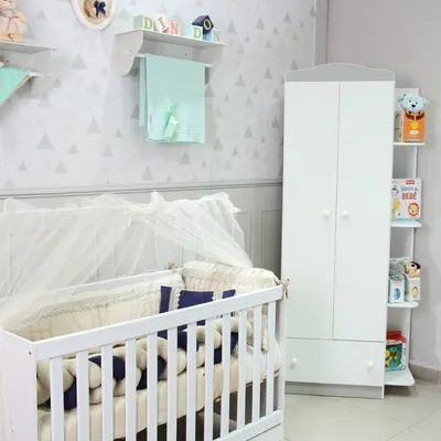 Kit Berço Art Bebê Premium Tamanho Americano - 6 Peças