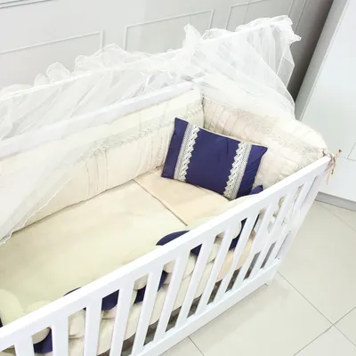 Kit Berço Art Bebê Premium Tamanho Americano - 6 Peças