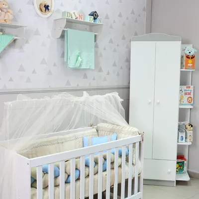 Kit Berço Art Bebê Premium Tamanho Americano - 6 Peças Kit Berço Art Bebê Premium Tamanho Americano - 6 Peças