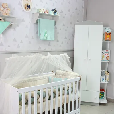 Kit Berço Art Bebê Premium Tamanho Americano - 6 Peças Kit Berço Art Bebê Premium Tamanho Americano - 6 Peças