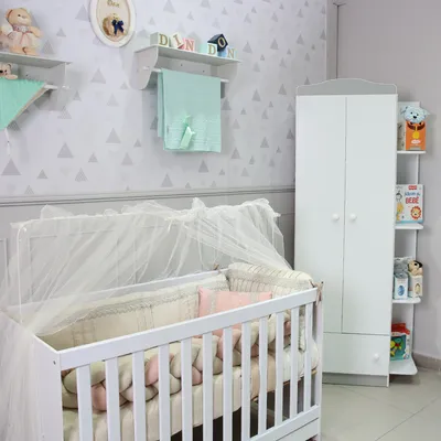 Kit Berço Art Bebê Premium Tamanho Americano - 6 Peças Kit Berço Art Bebê Premium Tamanho Americano - 6 Peças