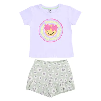 Conjunto Infantil Kookabu Estampa Smile Flores