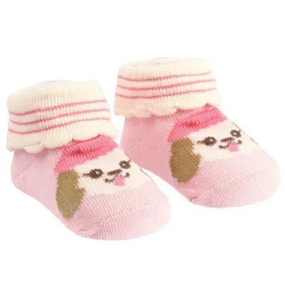 Meia Bebê Pimpolho Lúdica Estampada Menina