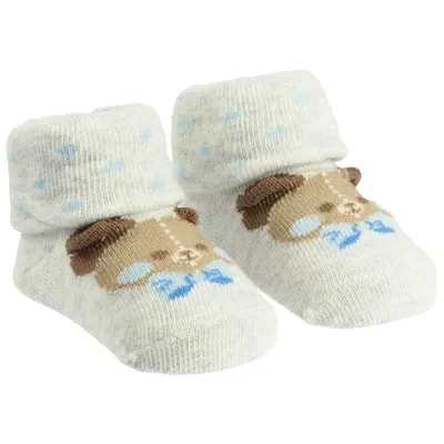 Meia Bebê Pimpolho Lúdica Estampada Menino