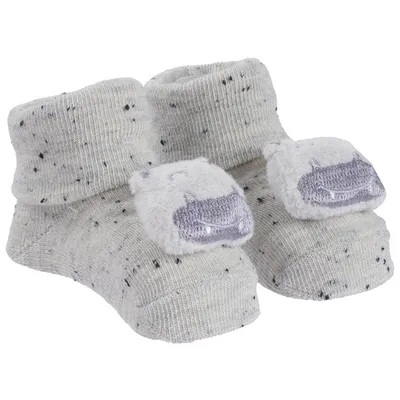 Meia Bebê Pimpolho Aplique De Bichinho Com Led