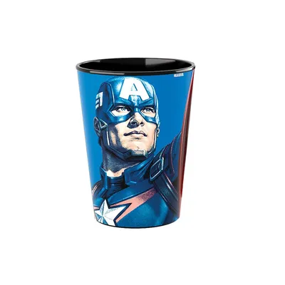 Copo Plasútil Marvel Capitão América 320ml Copo Plasútil Marvel Capitão América 320ml