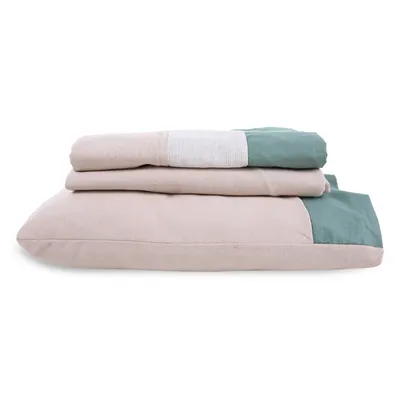 Jogo Lençol Berço Americano Art Bebê Malha Realeza - 3 Peças Jogo Lençol Berço Americano Art Bebê Malha Realeza - 3 Peças