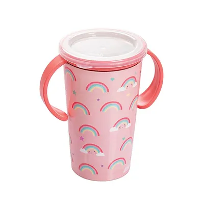 Copo Plasútil Magic Válvula Antivazamento E Alça 280ml