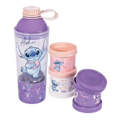 Kit Presente Plasútil Shakeira E Potes Stitch - 4 Peças