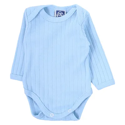 Kit Body Manga Longa Bebê Pop Cute Suedine Liso - 3 Peças