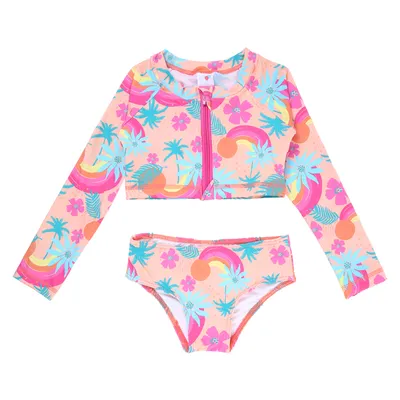Conjunto Praia Infantil Tip Top Estampa Tropical UV50+ Conjunto Praia Infantil Tip Top Estampa Tropical UV50+