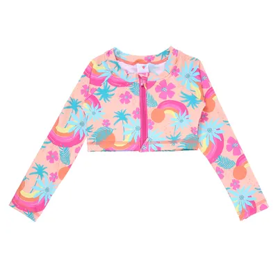 Conjunto Praia Infantil Tip Top Estampa Tropical UV50+ Conjunto Praia Infantil Tip Top Estampa Tropical UV50+