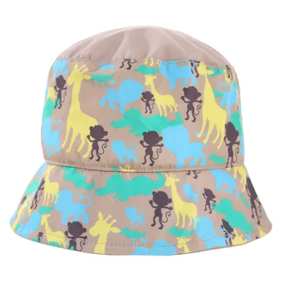 Chapéu Infantil Boneleska Bucket Estampa Savana