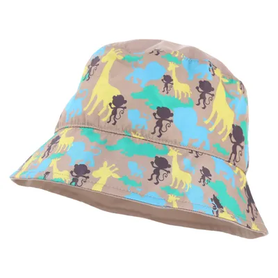 Chapéu Infantil Boneleska Bucket Estampa Savana