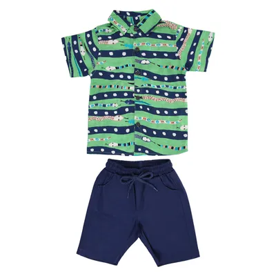 Conjunto Infantil Kookabu Camisa Estampa Cobrinha