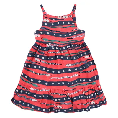 Vestido Infantil Kookabu De Alça Estampa Cobrinha Vestido Infantil Kookabu De Alça Estampa Cobrinha
