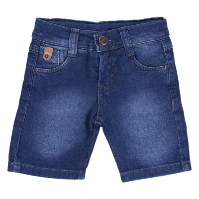 Bermuda Jeans Infantil Articolare Lycra Básica Bermuda Jeans Infantil Articolare Lycra Básica