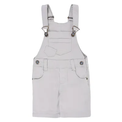 Jardineira Sarja Bebê Articolare Curta Com Bolso Frontal Jardineira Sarja Bebê Articolare Curta Com Bolso Frontal