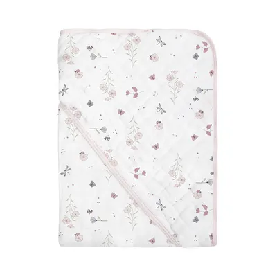 Toalha Com Capuz Papi Soft Canto Estampa Flores