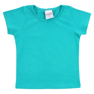 Blusa Infantil Soletex Em Cotton Básica Blusa Infantil Soletex Em Cotton Básica