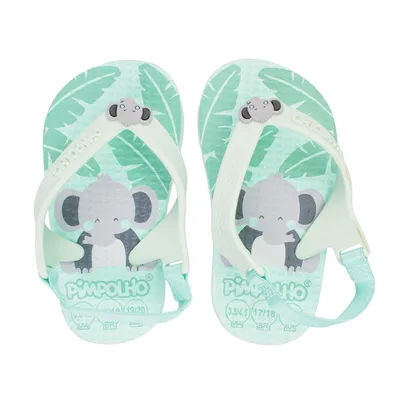 Chinelo Infantil Pimpolho Com Elástico Elefante Chinelo Infantil Pimpolho Com Elástico Elefante