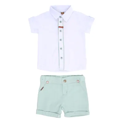 Conjunto Infantil Aconchego Do Bebê Camisa Com Suspensório