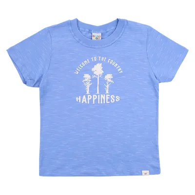 Camiseta Infantil Have Fun Malha Jet Estampa Happiness