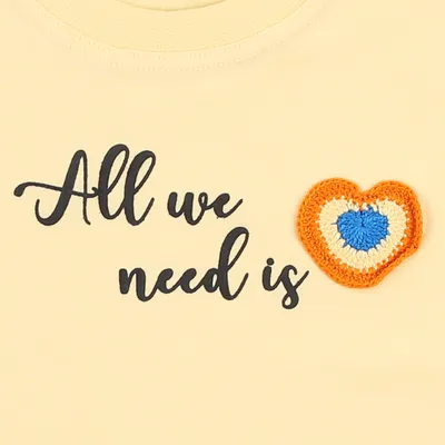 Blusa Infantil Have Fun Meia Malha Aplique Crochê Blusa Infantil Have Fun Meia Malha Aplique Crochê