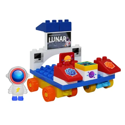 Brincando De Astronauta Monte Líbano Peças De Encaixar Bloco