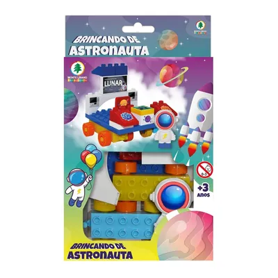 Brincando De Astronauta Monte Líbano Peças De Encaixar Bloco Brincando De Astronauta Monte Líbano Peças De Encaixar Bloco