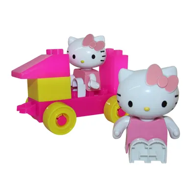 Coleção Hello Kitty Monte Líbano Com Blocos - 6 Peças Coleção Hello Kitty Monte Líbano Com Blocos - 6 Peças