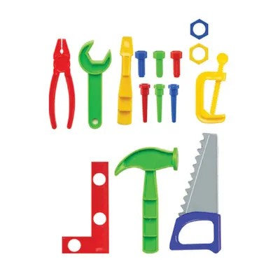 Kit Ferramentas De Brinquedo Monte Líbano Oficina - 16 Peças