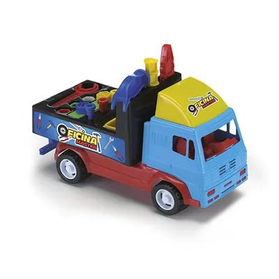 Caminhão De Brinquedo Monte Líbano Oficina Master Ferramenta