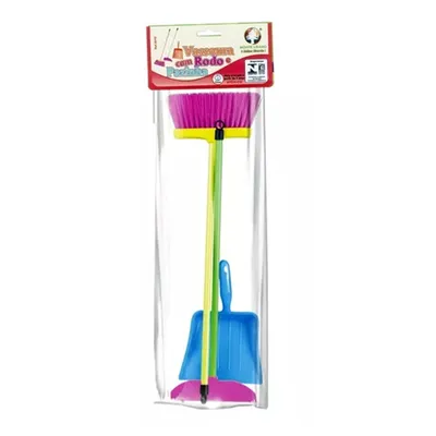 Kit Vassourinha Monte Líbano Com Rodo E Pá - 3 Peças